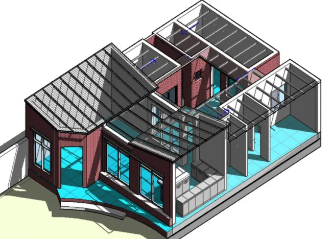 BIM Data | Revit Model - Single Story Villa Design