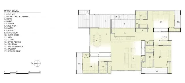 BIM Architecture | Aerial Volume Created by Tall Pile Foundations - Northwest Port Residence/Bates Masi Architects