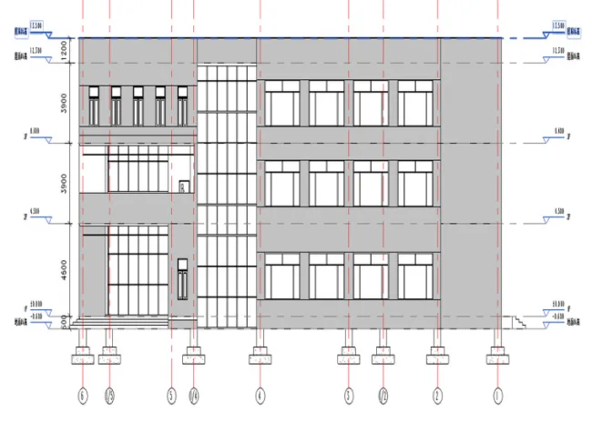 BIM Data | Revit Model - Teaching Building BIM Model