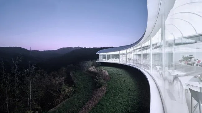 BIM Architecture | Suspended "Cloud": Mount Taishan Jiunvfeng Study/gad · line+studio