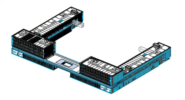 BIM Data | Revit Model - BIM Model for the Shanghai Stock Exchange Data Center Solution Stage