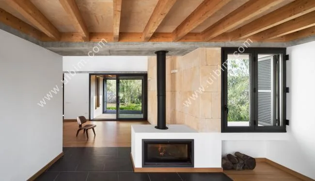 BIM Architecture | Scattered Landscape Windows Outline Mountains and Wilderness Landscape Paintings: MM Residential/Salv à Ort í n Arquitectes