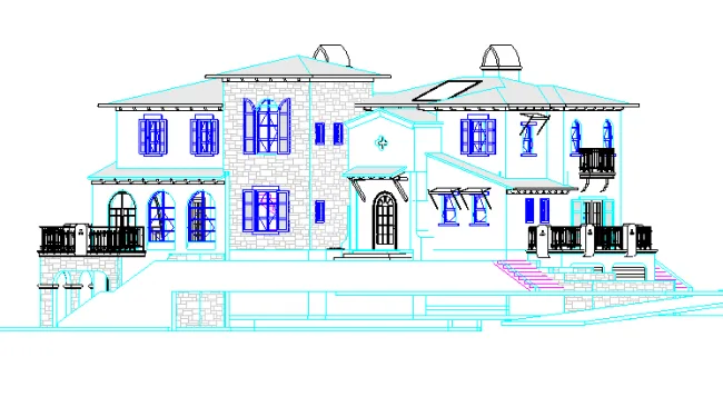 BIM Data | Revit Model - Villa Model