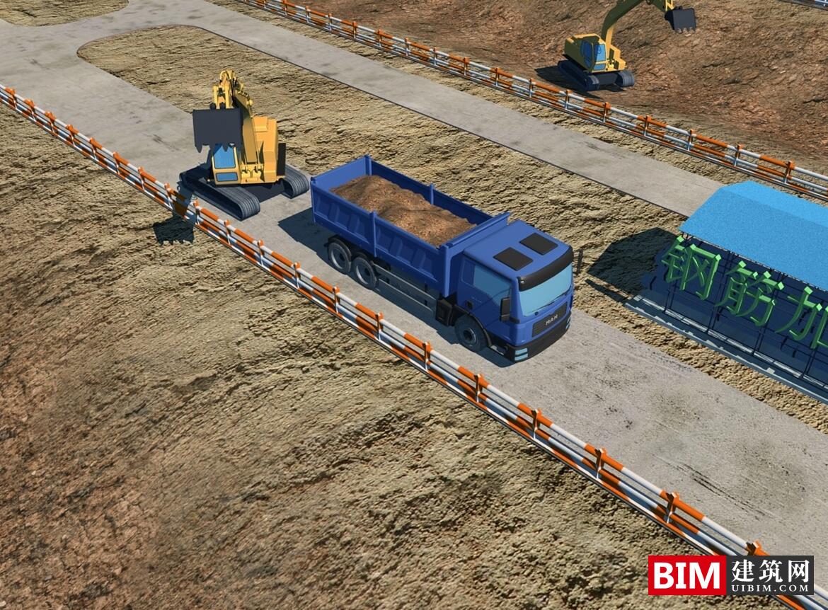 BIM Data and Revit Model for Residential Construction Site Simulation