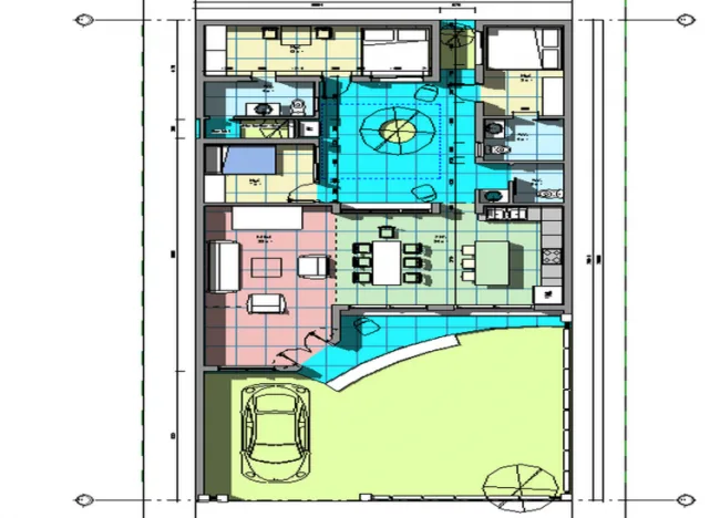 BIM Data | Revit Model - Single Story Villa Design