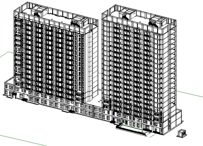 BIM Data | Revit Model - Residential BIM Model