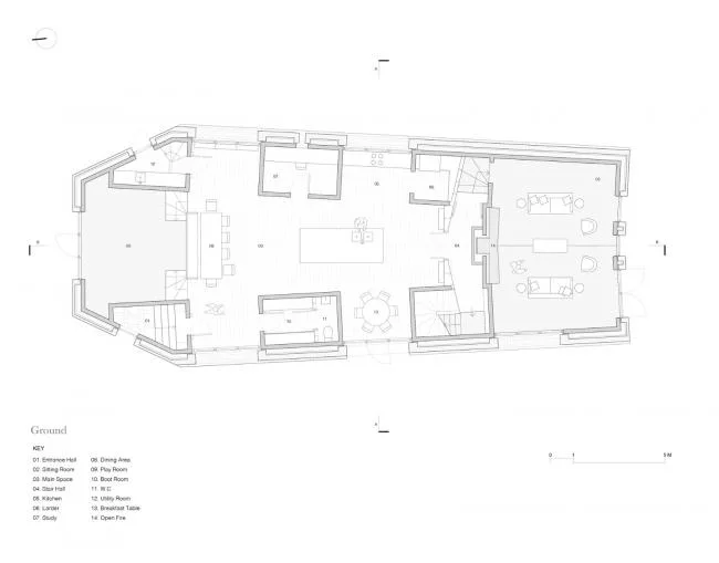 BIM Architecture | Strong Renaissance Architectural Art Atmosphere - Nithurst Farm/Adam Richards Architects