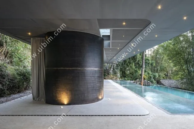 BIM Architecture | Xiyue Yunlu Yoga Pavilion and Swimming Pool (Phase II)/Liu Yuyang Architectural Firm