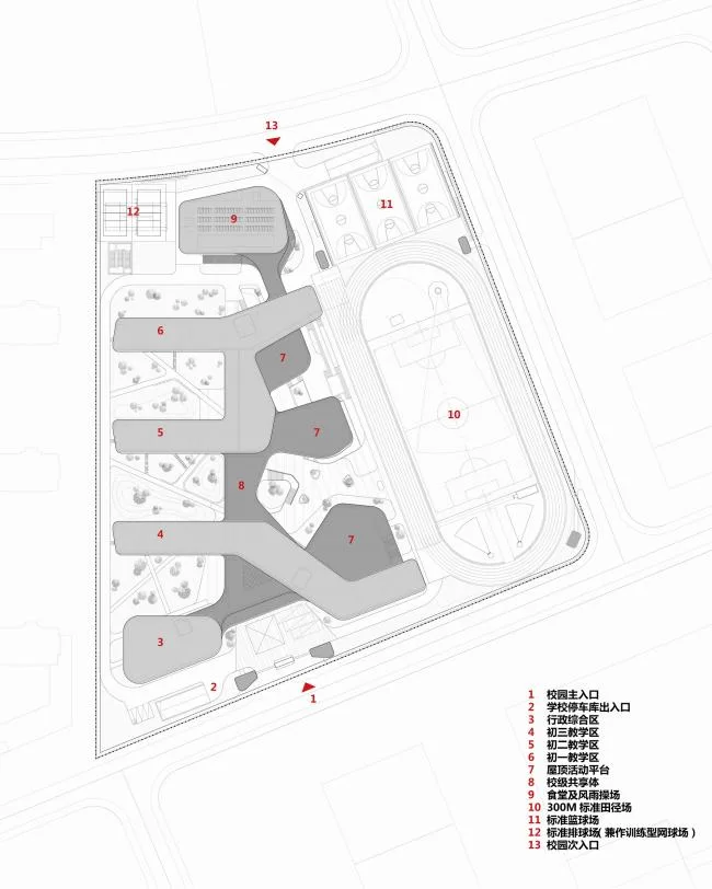 BIM Architecture | Floating Stereoscopic Campus - Zhejiang University School of Education Affiliated Middle School/Zhejiang University Architectural Design and Research Institute Co., Ltd