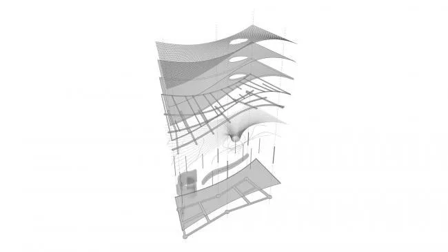 BIM Architecture | Gentle Mountain Wind Blows by: Tea Pavilion in Wulong Guiyuan Town/Weitu Design Agency