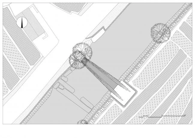 BIM Architecture | Suspended Shore Flying Bridge/Come to Architectural Design Studio