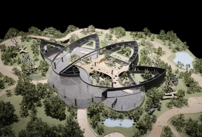 BIM Architecture | Tianhua Architecture Creation Studio announces that the 'Giant Panda Base Star Production Room' has entered the construction drawing stage