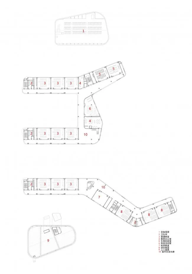 BIM Architecture | Floating Stereoscopic Campus - Zhejiang University School of Education Affiliated Middle School/Zhejiang University Architectural Design and Research Institute Co., Ltd