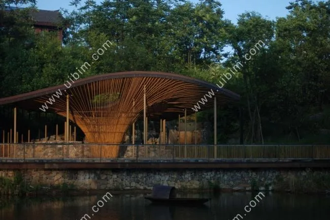 BIM Architecture | Gentle Mountain Wind Blows by: Tea Pavilion in Wulong Guiyuan Town/Weitu Design Agency
