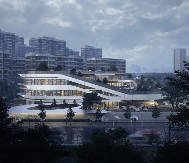 BIM Architecture | Three Dimensional Flowing Garden - Xuhui Doughnut Kindergarten/Tianhua Architecture Creation Studio
