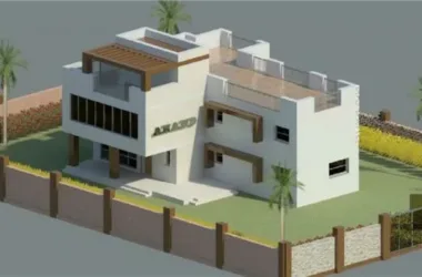 BIM Data and Revit Model of a Two-Story Detached Villa-BIM WORLD