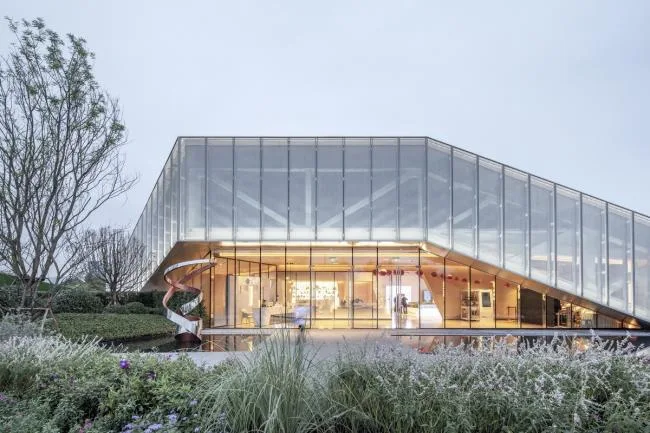 BIM Architecture | Curved and Smooth, Light and Flowing: Chongqing Yuelai Community Center/NAN Architects