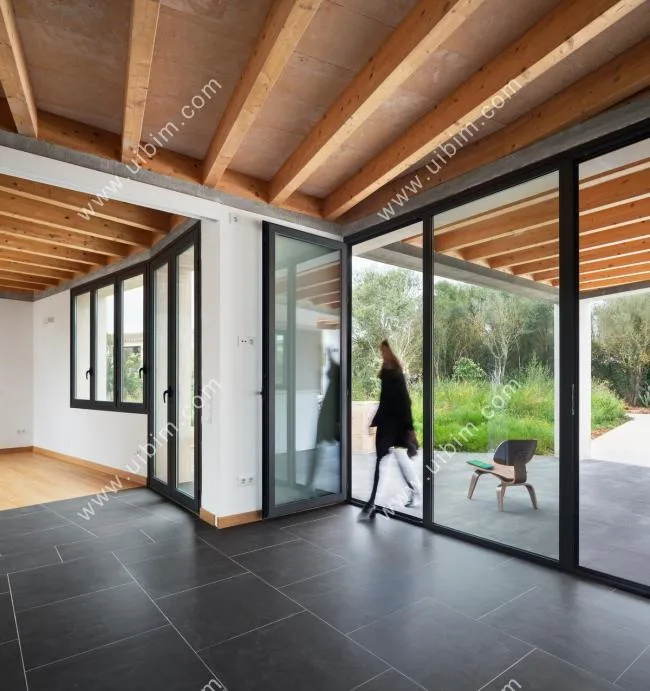 BIM Architecture | Scattered Landscape Windows Outline Mountains and Wilderness Landscape Paintings: MM Residential/Salv à Ort í n Arquitectes