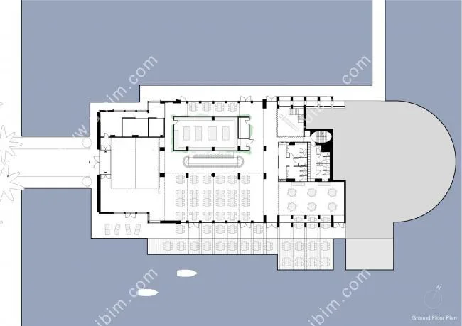 BIM Architecture | Beauty of Classical Rules in Tranquility: Water Mirror Pavilion/DC.AD+Victor Vicente