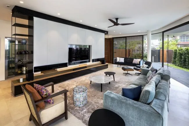 BIM Architecture | Modern Home in the Tropics: "Bamboo Curtain" Residence