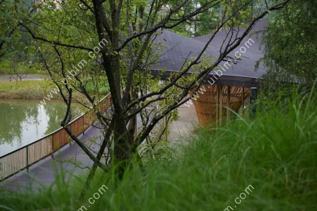 BIM Architecture | Gentle Mountain Wind Blows by: Tea Pavilion in Wulong Guiyuan Town/Weitu Design Agency