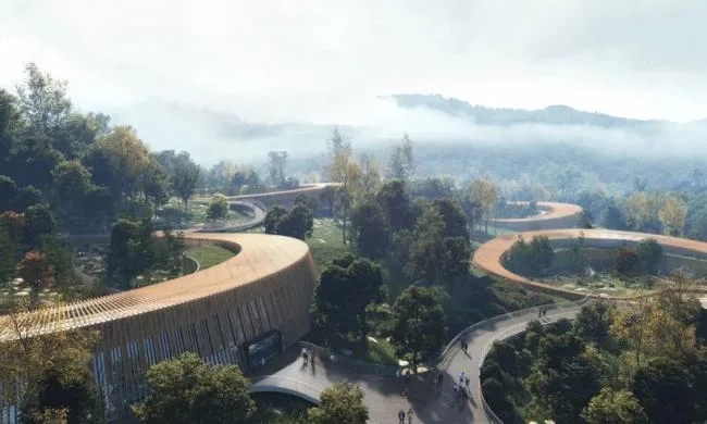 BIM Architecture | Chengdu Giant Panda International Research and Breeding Center Panda Pavilion Proposal/EID Architecture Firm