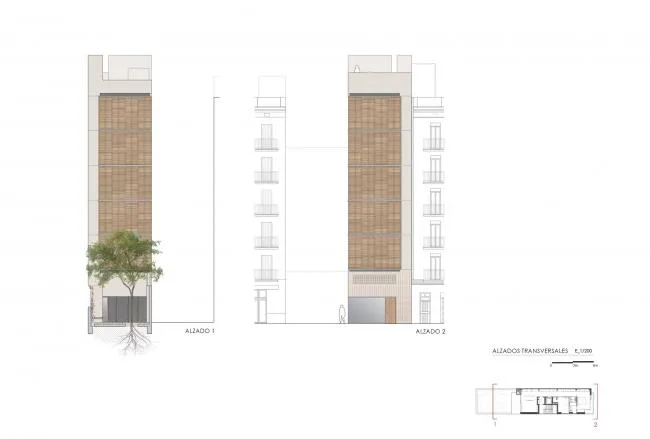 BIM Architecture | Light and Shadow Circulation Brings Warm Texture - Four Friends Apartment in Spain