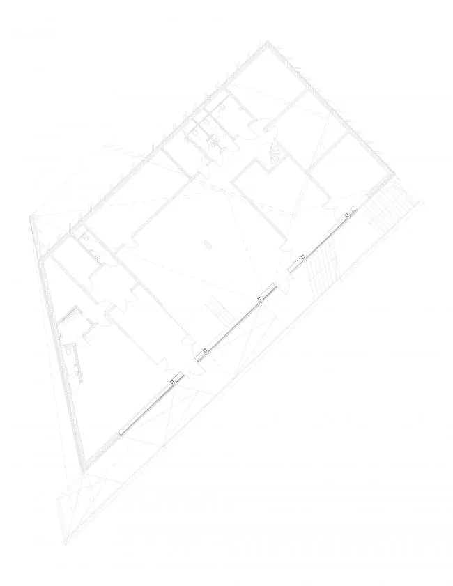 BIM Architecture | Nesting Triangular Grass Slope Top 'Small House' - East Latvia Creative Service Center/SAALS