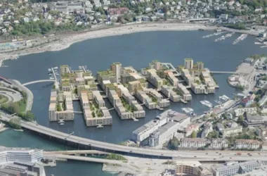 BIM Architecture: Wolfgang Sisterton Designs Lake Ecological Village in Norway-BIM WORLD