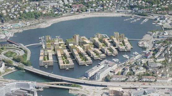 BIM Architecture | Wolfgang Sisterton Design Lake Ecological Village in Norway