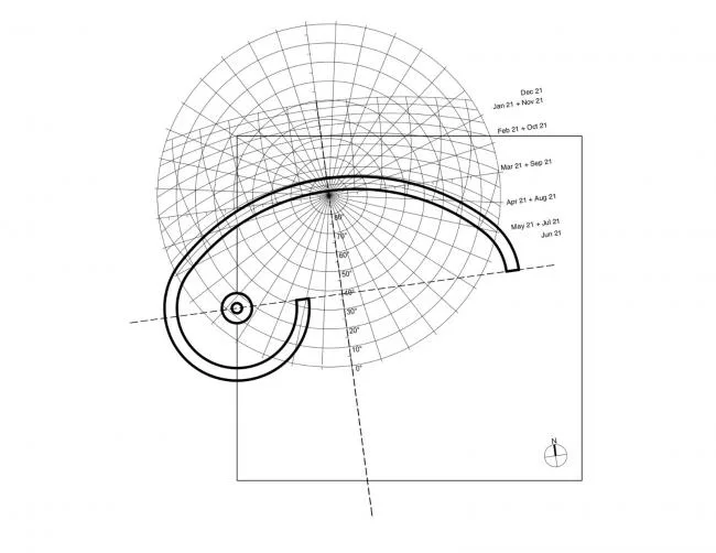 BIM Architecture | Geometric Freehand Concrete Sculpture: Solar Trajectory Residence/Christian Wassmann