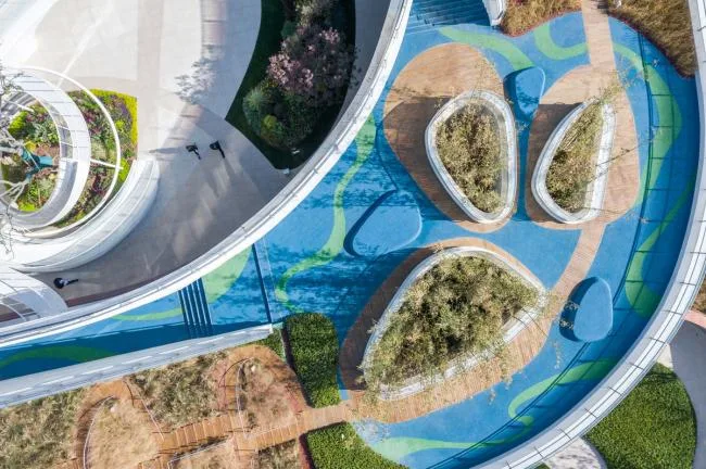 BIM Architecture | Three Dimensional Flowing Garden - Xuhui Doughnut Kindergarten/Tianhua Architecture Creation Studio