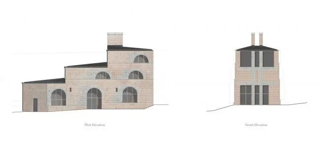 BIM Architecture | Strong Renaissance Architectural Art Atmosphere - Nithurst Farm/Adam Richards Architects