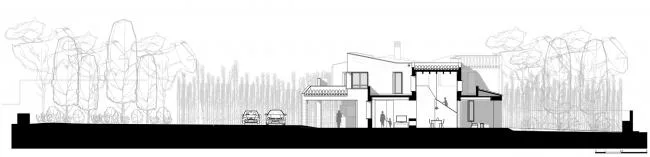 BIM Architecture | Scattered Landscape Windows Outline Mountains and Wilderness Landscape Paintings: MM Residential/Salv à Ort í n Arquitectes