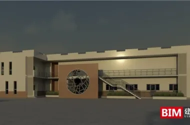 BIM Data and Revit Model for Gas Station Service Area-BIM WORLD