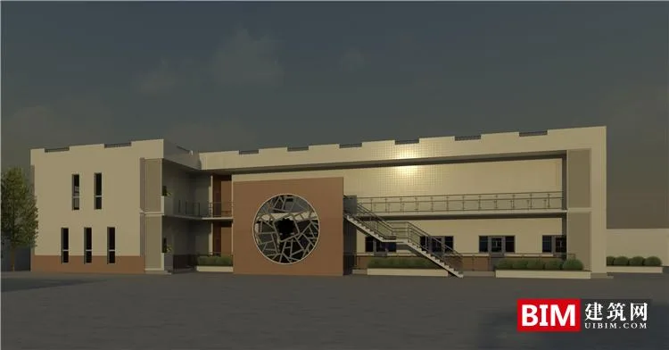BIM Data | Revit Model - Gas Station Service Area BIM Model