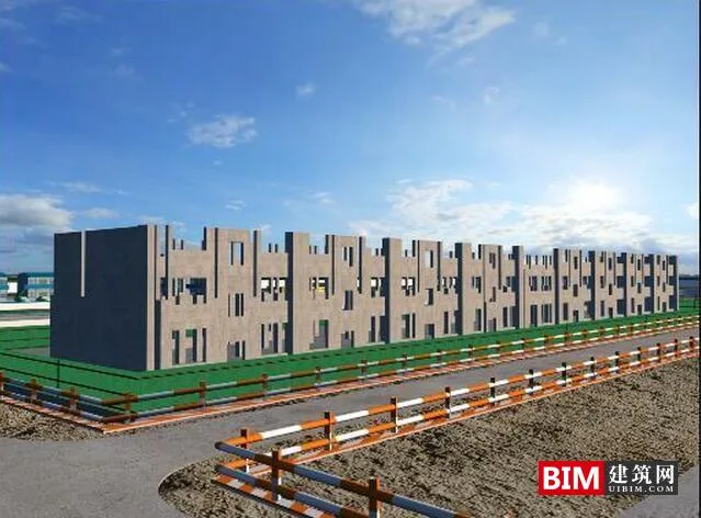 BIM Data | Revit Model - Residential Project Construction Site Simulation BIM Model