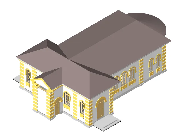 BIM Data | Revit Model - Church BIM Model