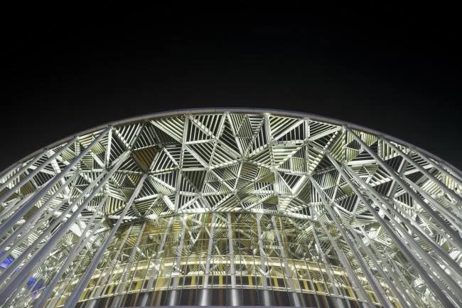 BIM Architecture | "Bamboo Forest" Walk: the Taihu Lake Lake Theater/SCA | Steven Chilton Architects
