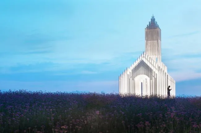 BIM Architecture | Chengdu Sino French Science and Technology Park Church, integrated into Purple Lavender Manor