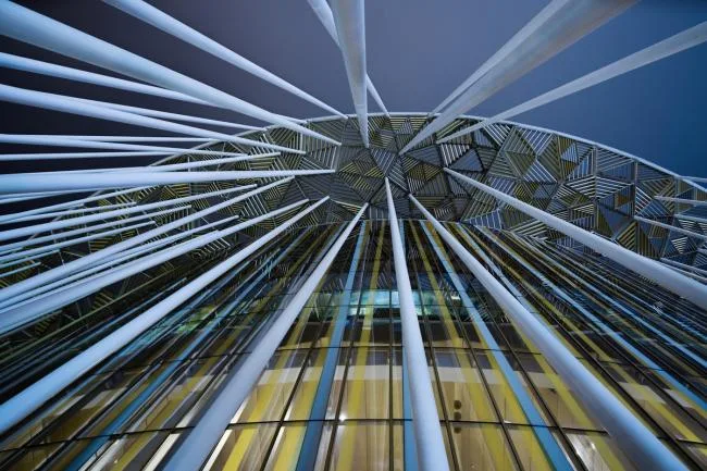 BIM Architecture | "Bamboo Forest" Walk: the Taihu Lake Lake Theater/SCA | Steven Chilton Architects