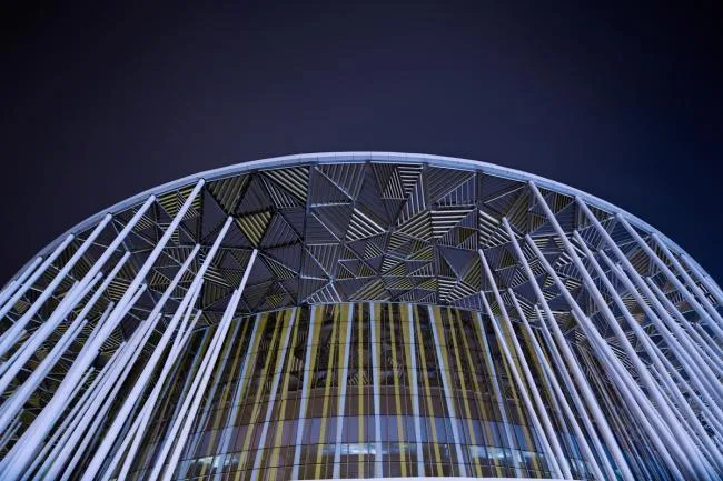 BIM Architecture | "Bamboo Forest" Walk: the Taihu Lake Lake Theater/SCA | Steven Chilton Architects