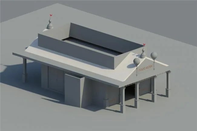 BIM Data | Revit Model - Shanghai Disney Food Store