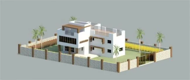 BIM data | Revit model - two-story detached villa