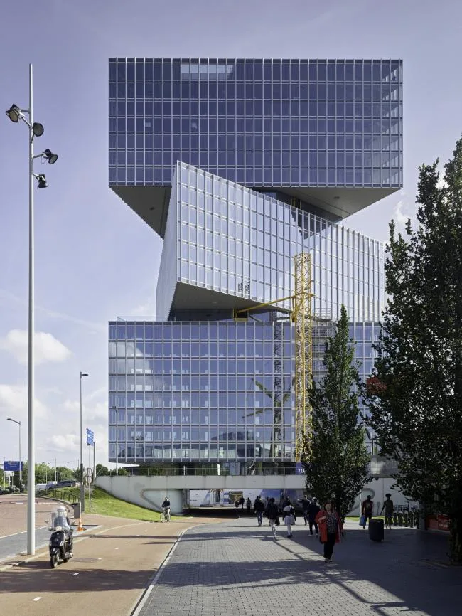 BIM Architecture: OMA’s New NHOW Hotel at Amsterdam RAI Nears Completion-BIM WORLD