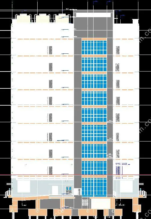 Complete set of BIM project model materials for high-rise computer room equipment building, Revit building structure HVAC electrical plumbing MEP, including exported Navisworks models