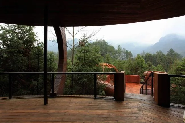 BIM Architecture | Like an Adventure in the Jungle: Anhui Qiyunshan Freedom Home Tree House "UFO"/Jinglan Architecture