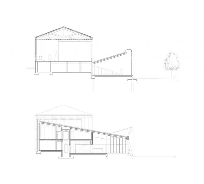 BIM architecture | Diagonal construction of lightweight 'wings': Swiss New Apostolic Church/Localized Architecture