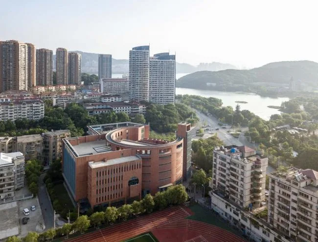BIM Architecture | Steady and Introverted Red Brick Sculpture with Classical Beauty: Huangshi City Art Museum/Central South Architectural Design Institute