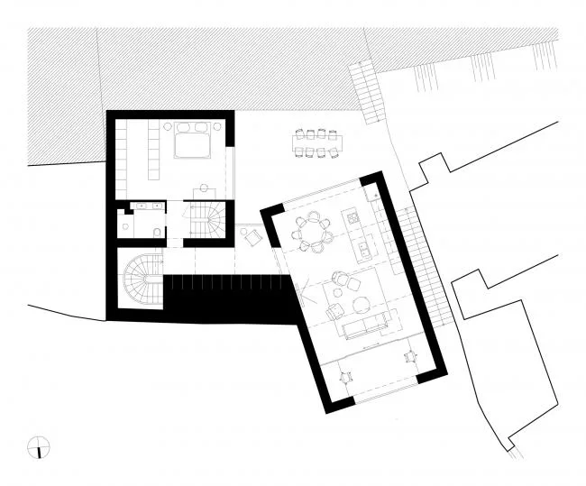 BIM Architecture | A playful white small house: Prague Vacation Home/Atelier 111 Architekti